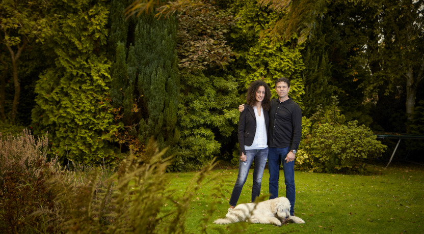 Patrick Lodewijks samen met Estelle Ross