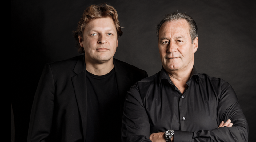 Youri Mulder en Huub Stevens