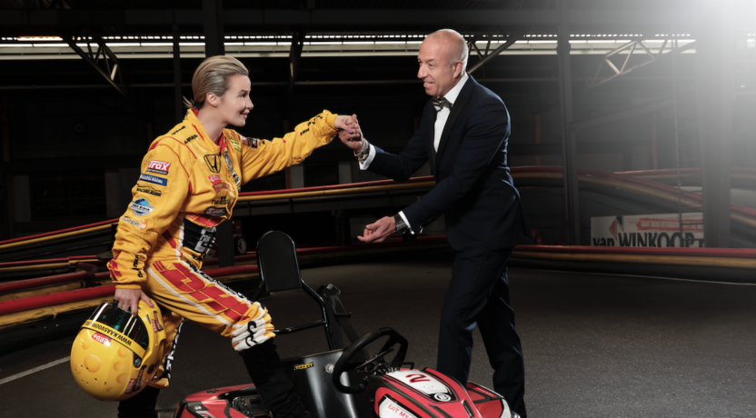 Tom Coronel en Victoria Koblenko stapt in kart