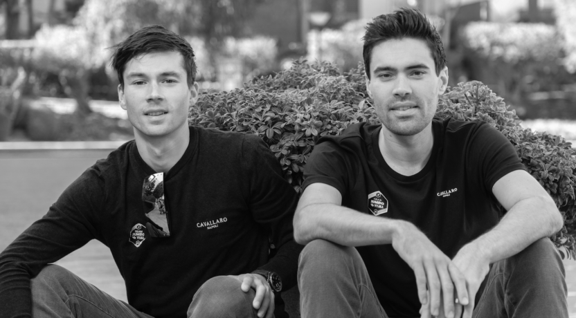 Tom Dumoulin en Primoz Roglic