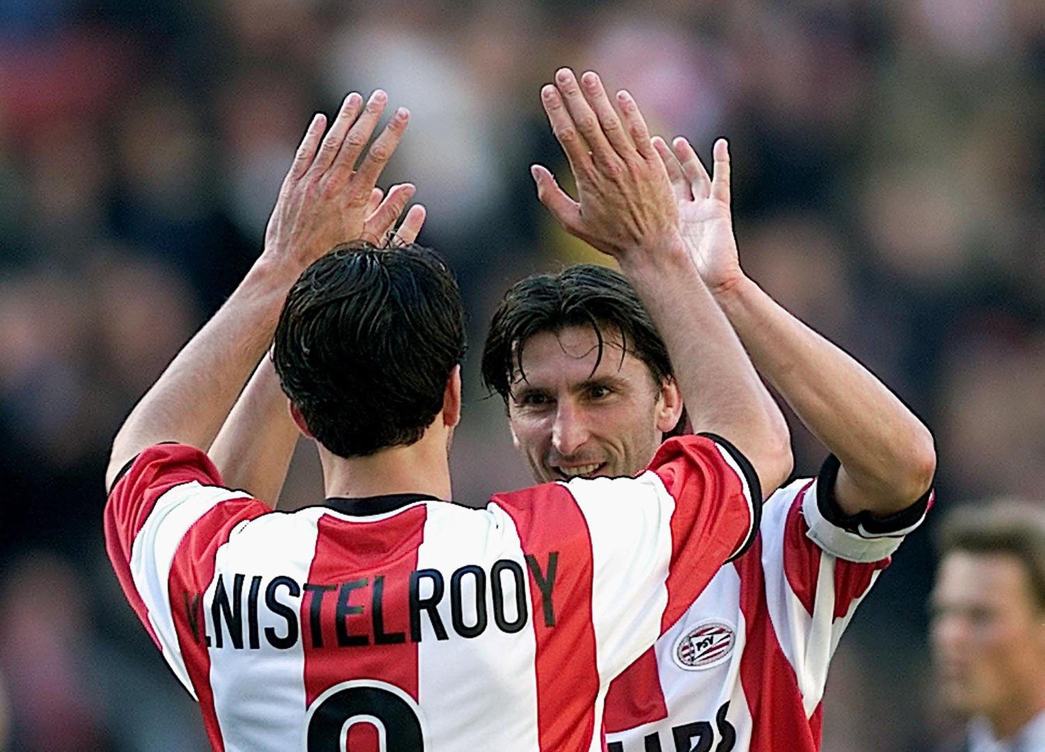 Ruud van Nistelrooij en Luc Nilis.