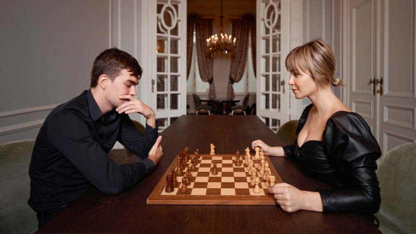 Jorden van Foreest en Victoria Koblenko