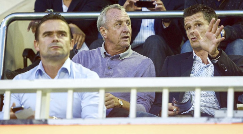 Wim Jonk, Johan Cruijff en Marc Overmars