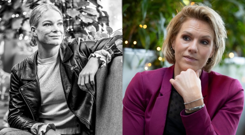 Diede de Groot en Esther Vergeer
