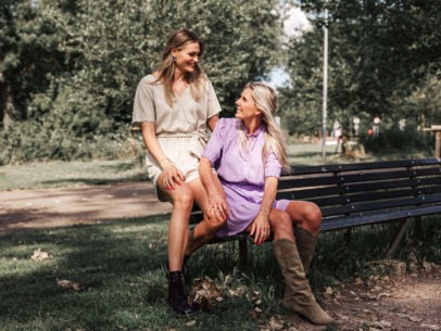 Laura Dijkema en Nika Daalderop