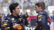Max Verstappen en Sergio Perez