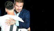 Lionel Messi en David Beckham