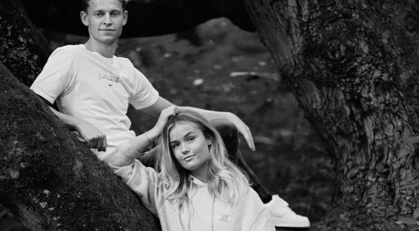 Frenkie de Jong en Mikky Kiemeney