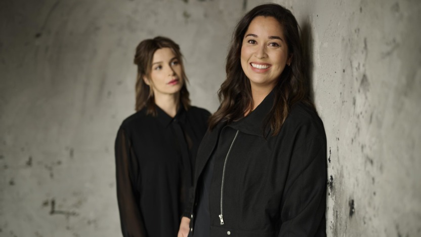 Ranomi Kromowidjojo en Victoria Koblenko