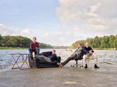 Finn Florijn, Lennart van Lierop, Koen Metsemakers en Tone Wieten.