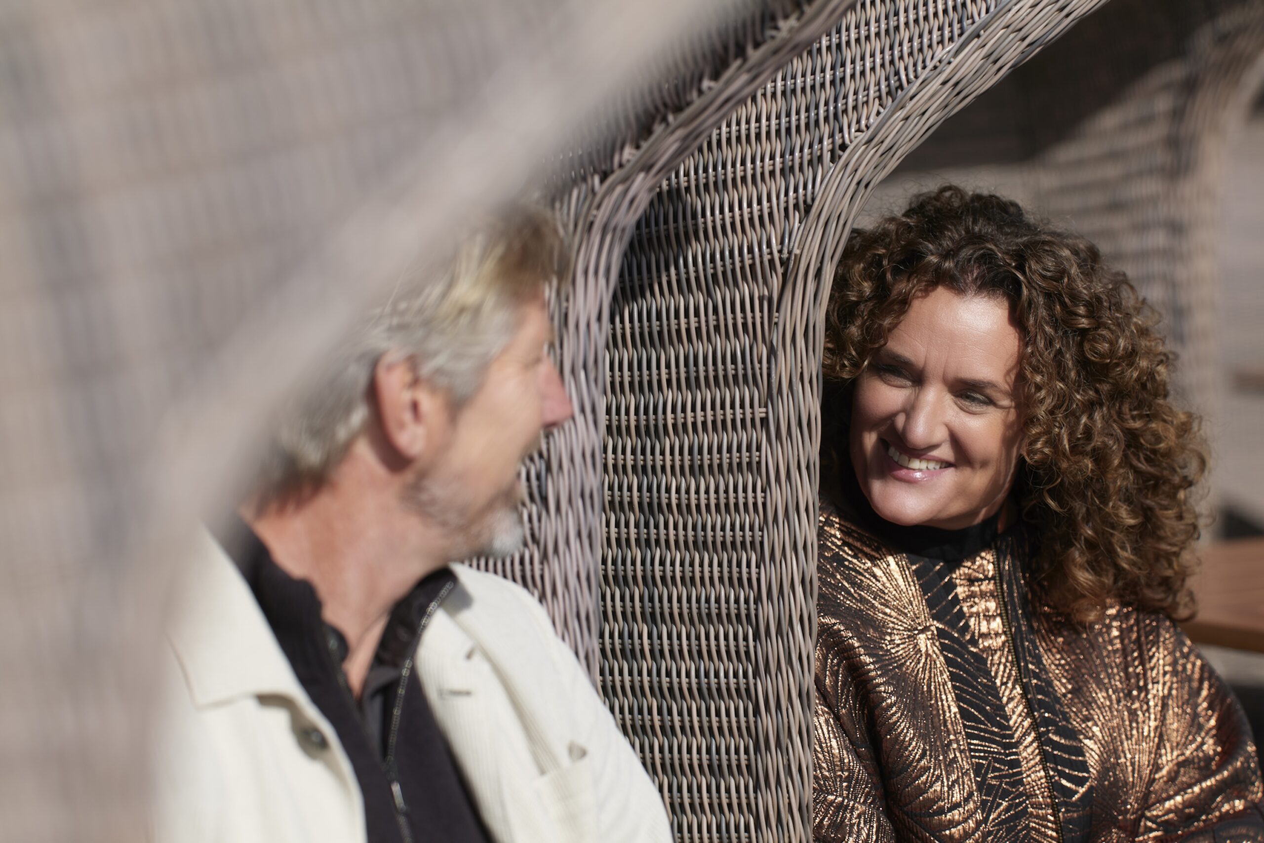 Edwin van der Sar en zijn vrouw Annemarie