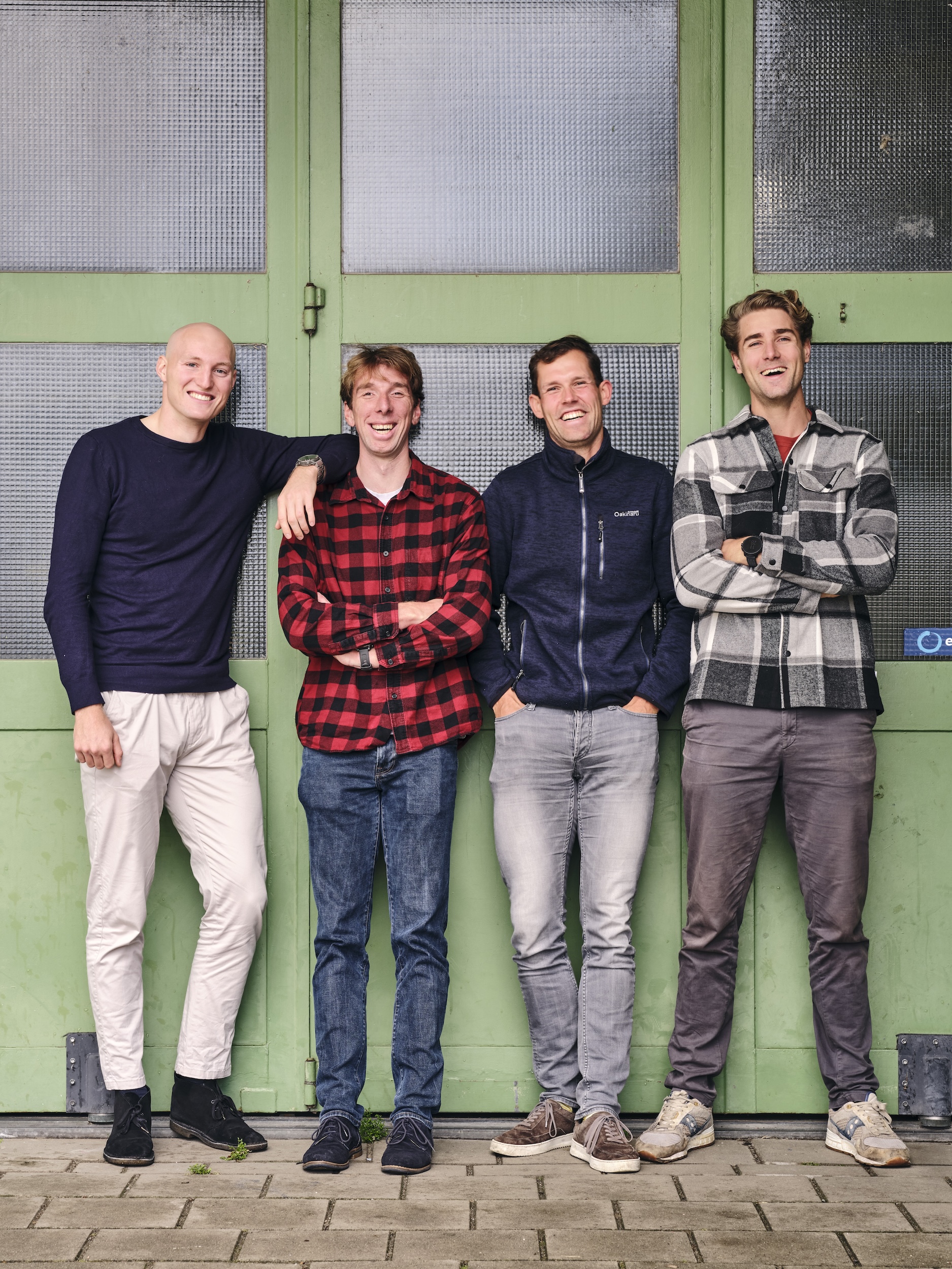 Finn Florijn, Lennart van Lierop, Koen Metsemakers en Tone Wieten.